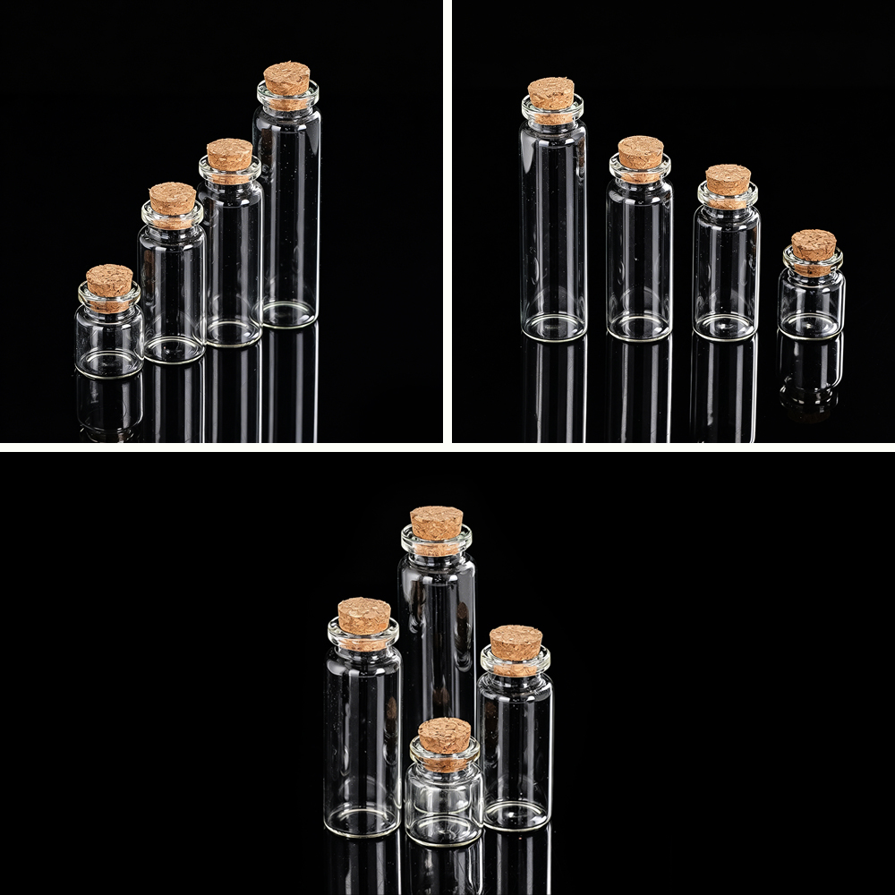 Bottle Stopper Set - Set Botol Kaca dengan Penutup Gabus,