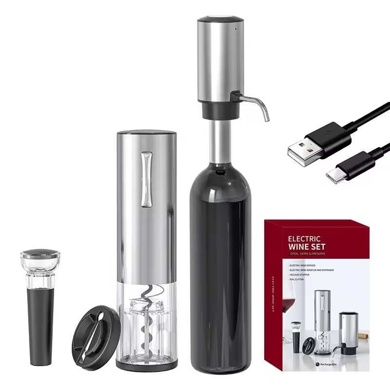Bottle Stopper Set - Desain baru 2024 4-in-1 Set pembuka