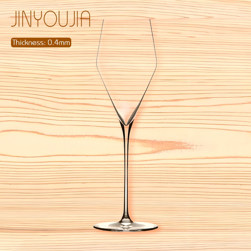 Champagne Flute Pair - Gelas Anggur Champagne JINYOUJIA 0.4mm Tipis