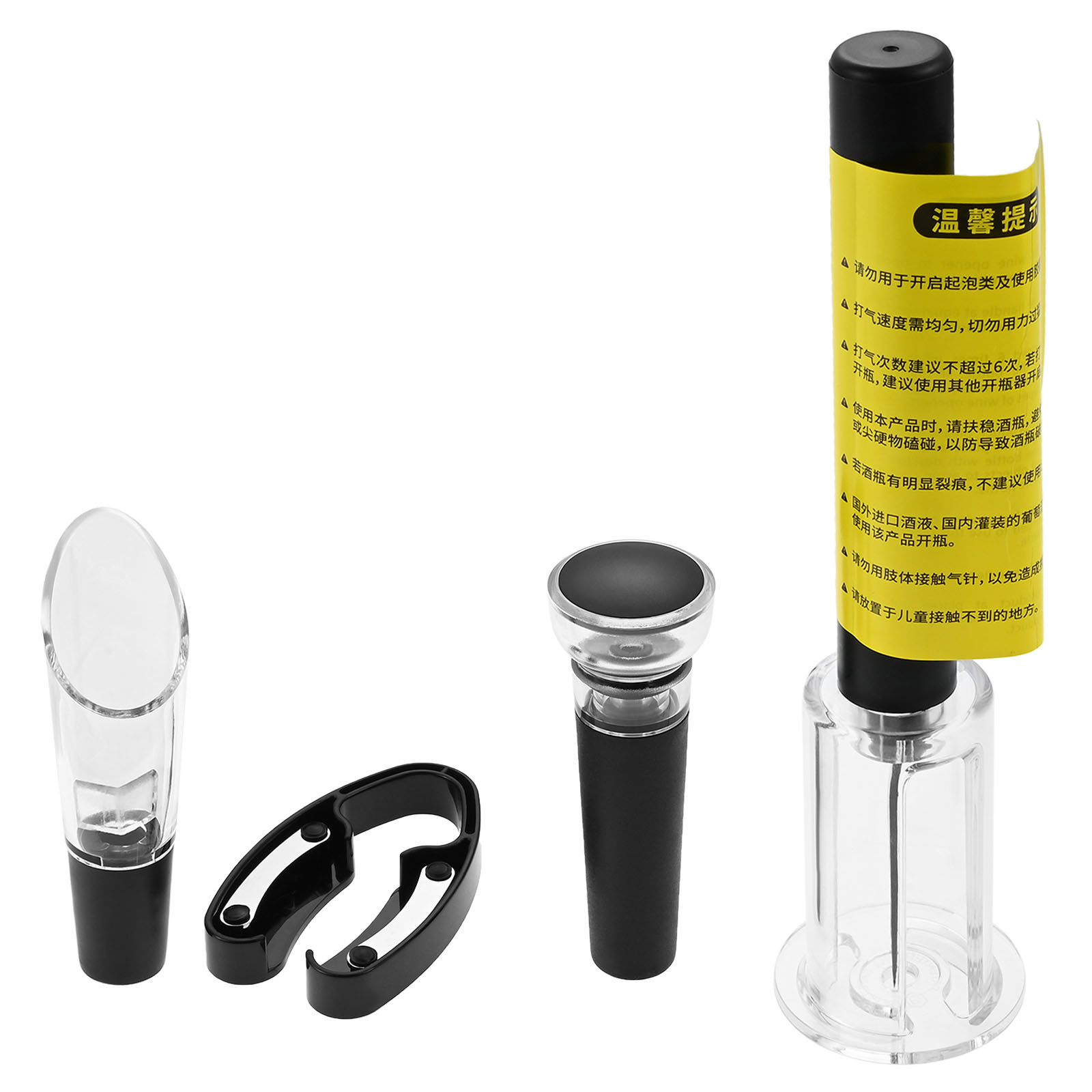 Bottle Stopper Set - 4 Buah Set Pembuka Botol Anggur