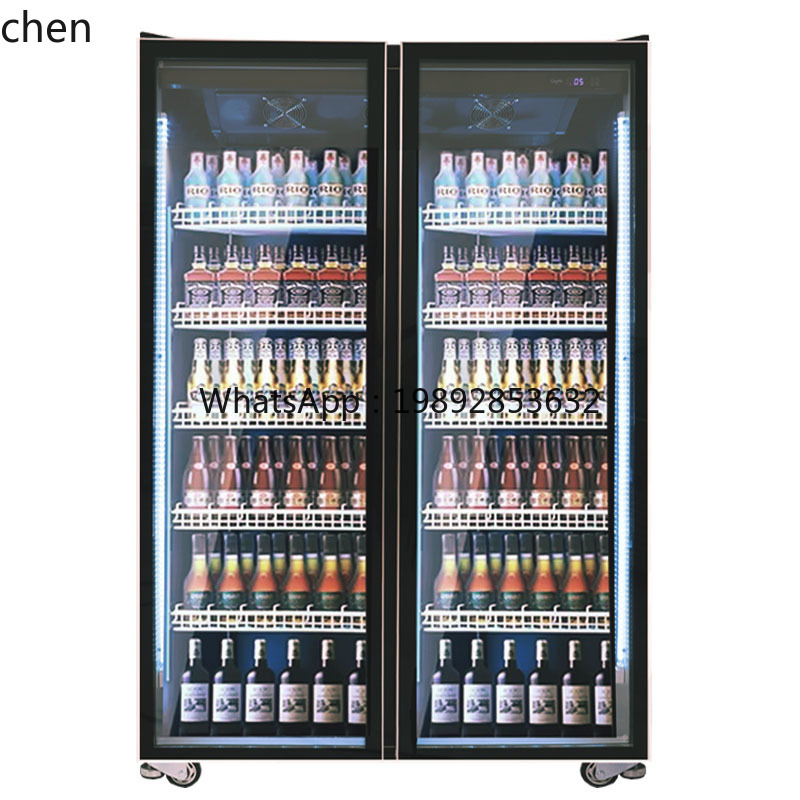 Wine Beer Supermarket - Lemari Pendingin Tiga Pintu untuk Minuman