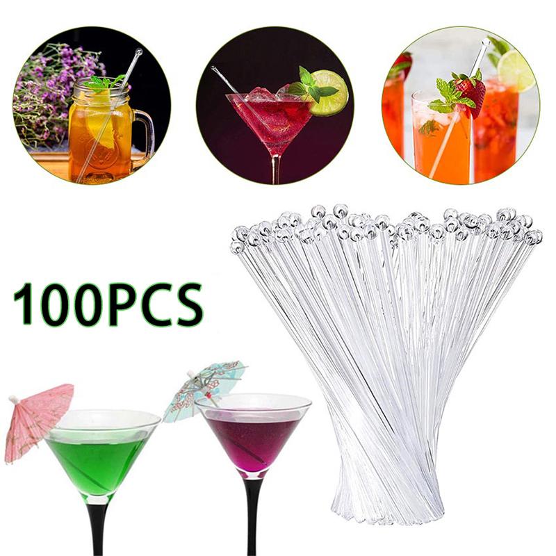 Muddler Cocktail Bar - 100 Buah Stik Pengaduk Minuman Koktail