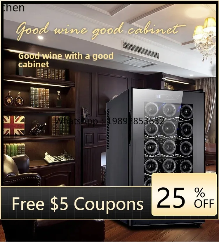 Wine & Beer Guayaquil - cc26 18-Pack Kabinet Pendingin Anggur Merah
