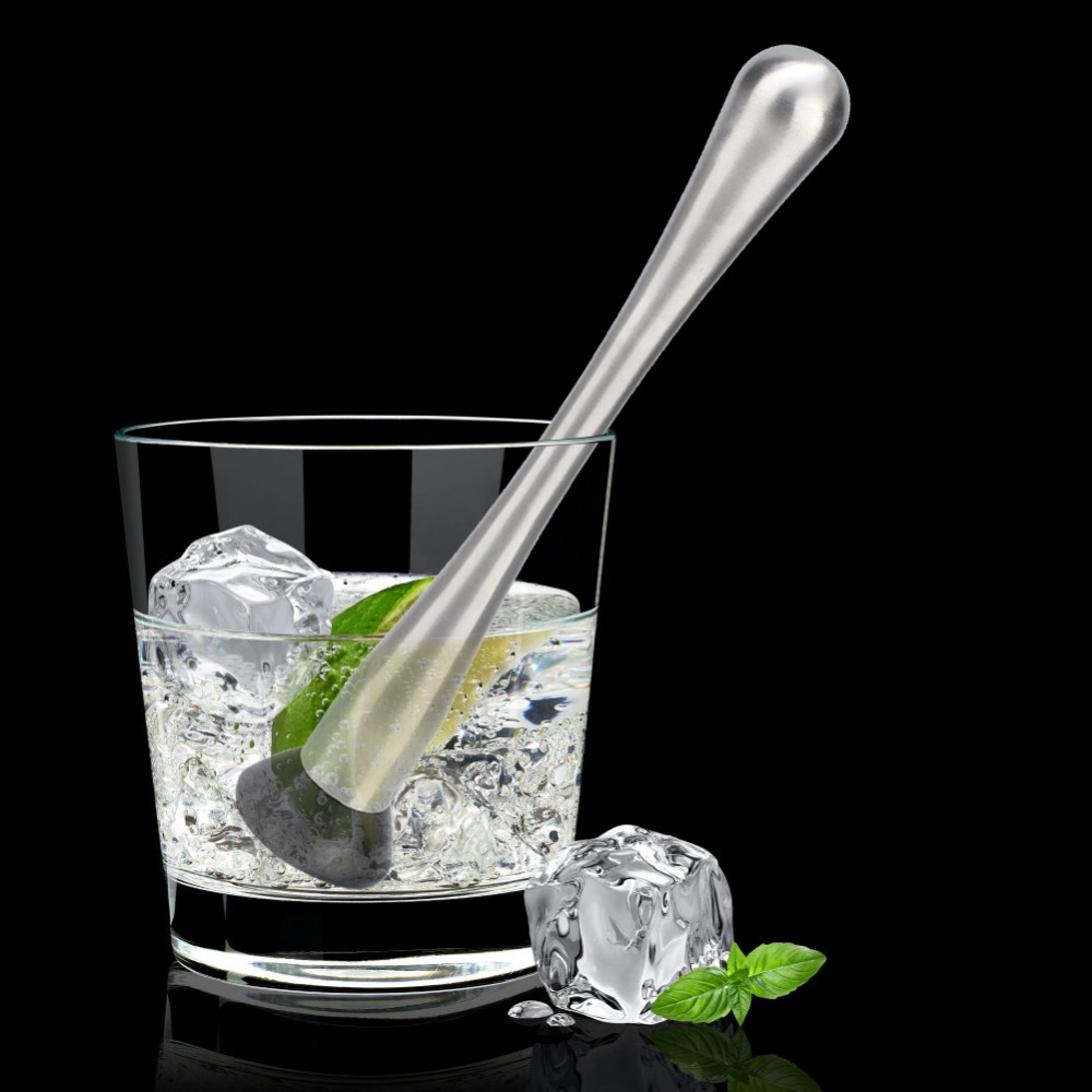 Muddler Cocktail Bar - Pengaduk Koktail Profesional Konstruksi Kokoh Mudah