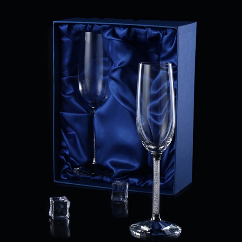 Champagne Flute Pair - Gelas Anggur Pernikahan Kreatif Gelas Sampanye