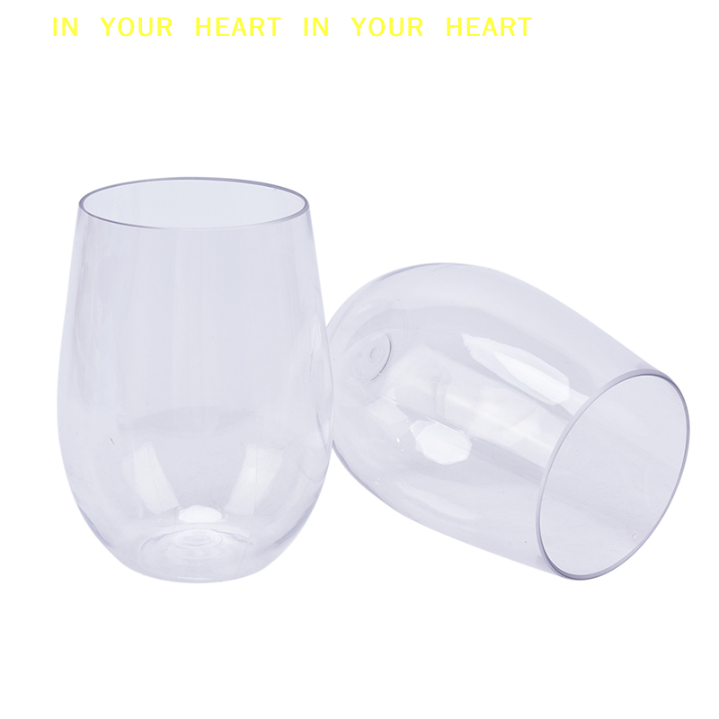 Wine X Beer - 【X】4 Buah Gelas Anggur Plastik Anti
