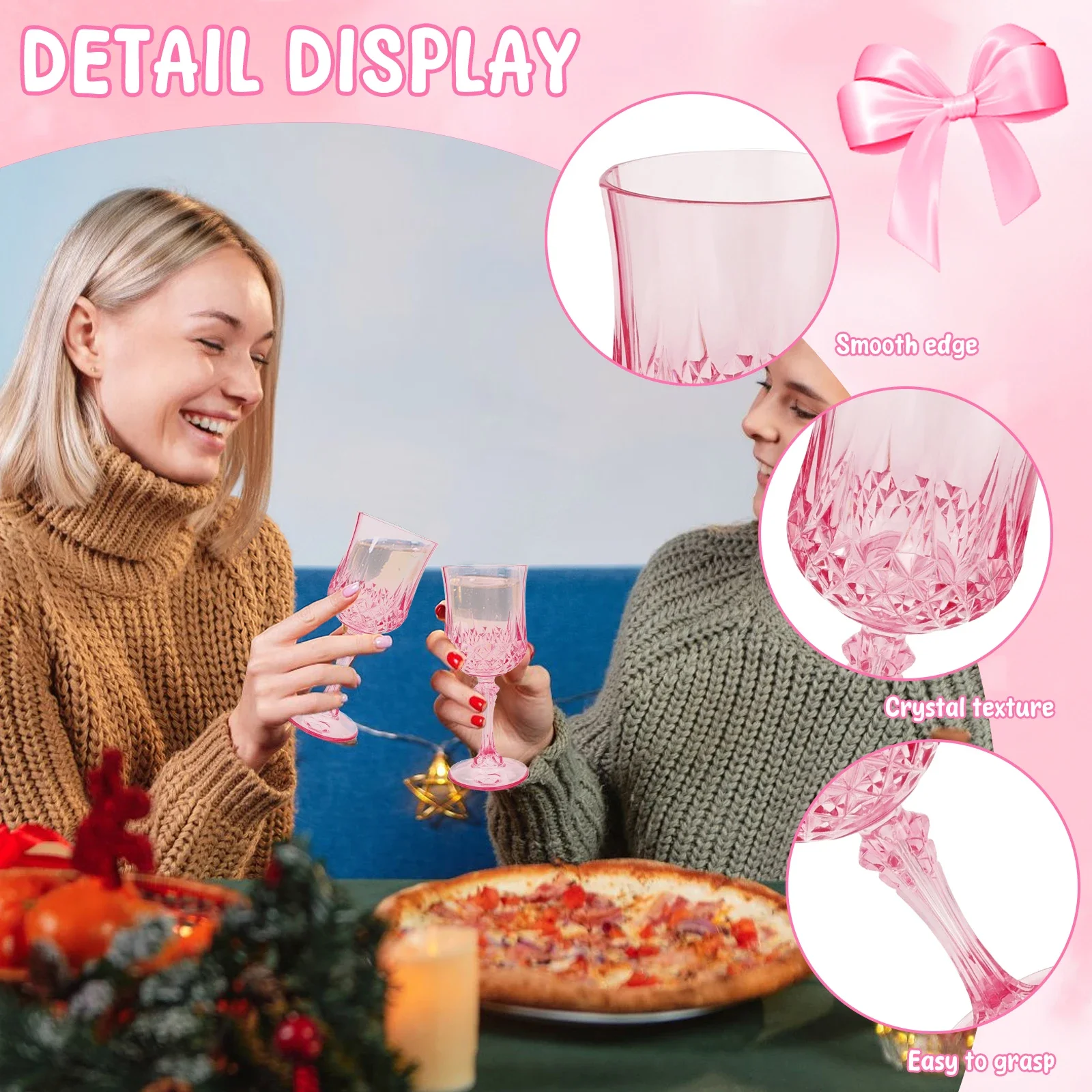 36 Buah Gelas Anggur Plastik 3 - Champagne Flute Pair ulasan dan harga