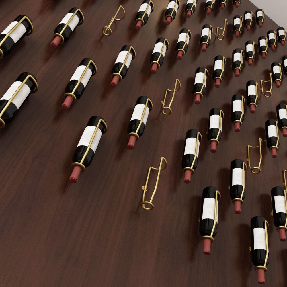 Rak Anggur Besi Bergaya Indust - Wine Beer Rack ulasan dan harga