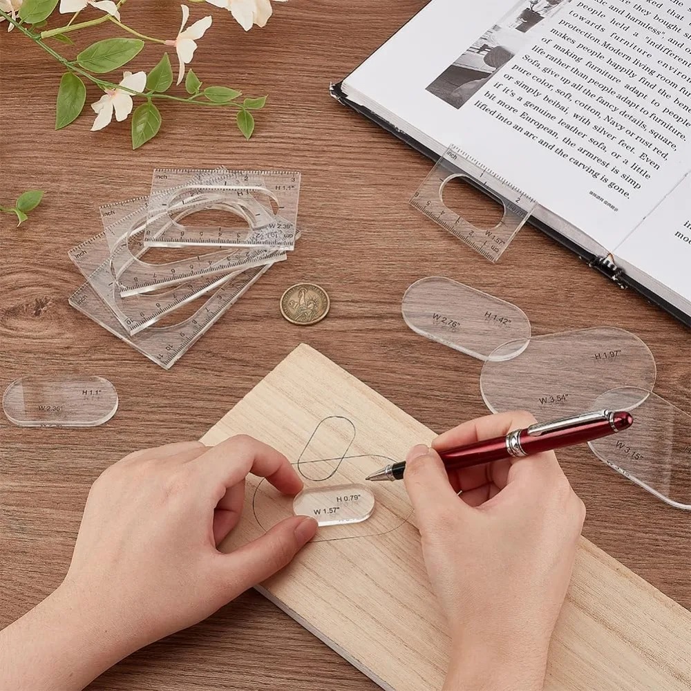 Paket 5 Templat Router Oval In - Spirit Measure Jigger ulasan dan harga