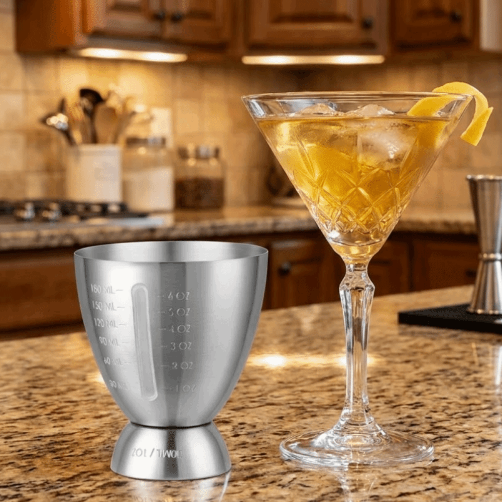 Cangkir Ukur Bentuk Telur 6 OZ - Spirit Measure Jigger ulasan dan harga