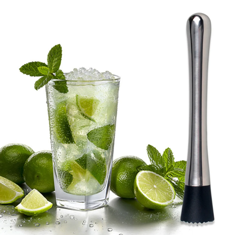 Tongkat Penghancur Es Stainles - Muddler Cocktail Bar ulasan dan harga