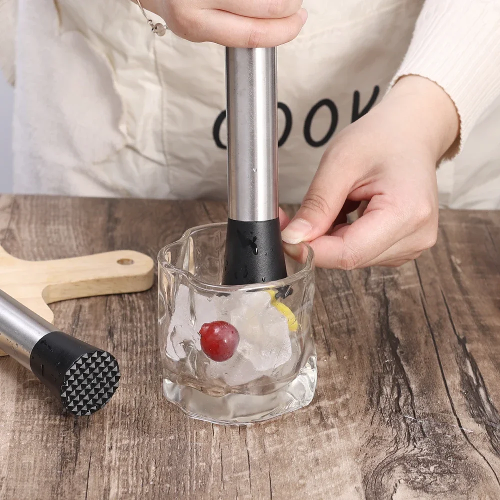 Tongkat Penghancur Es Stainles - Muddler Cocktail Bar ulasan dan harga
