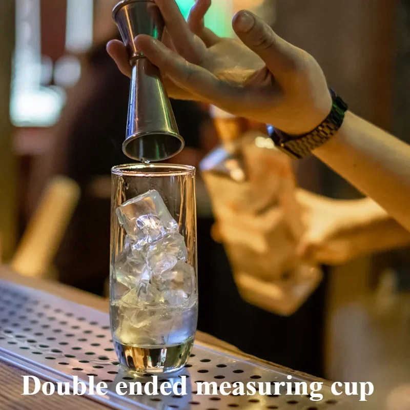 Pengocok anggur Cocktail 2 bua - Spirit Measure Jigger ulasan dan harga