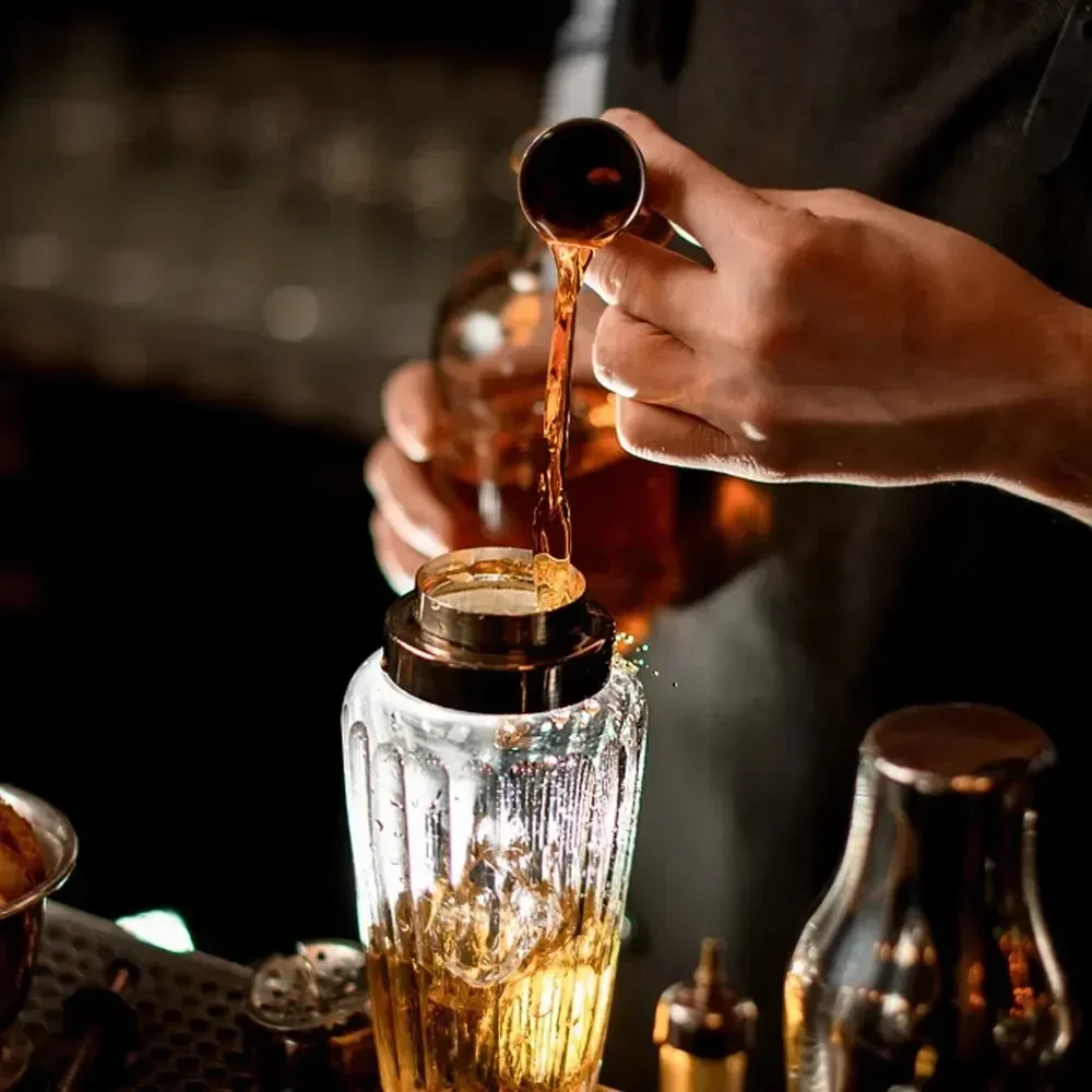 Pengocok anggur Cocktail 2 bua - Spirit Measure Jigger ulasan dan harga