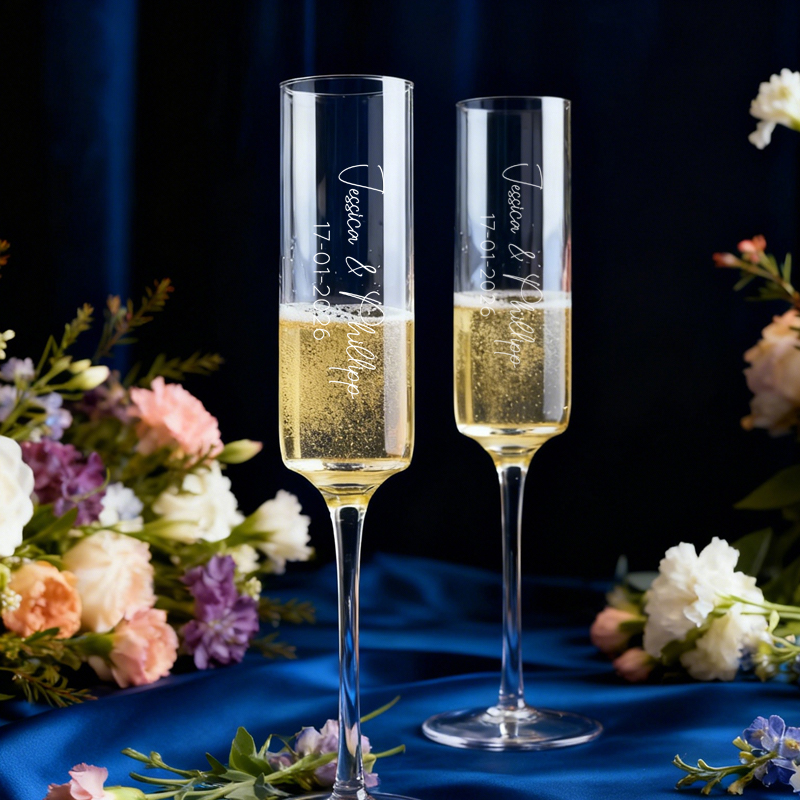 2 Buah Set Gelas Sampanye yang - Champagne Flute Pair ulasan dan harga