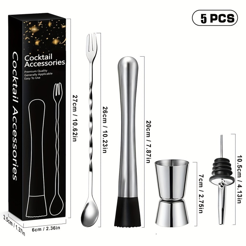 【Baja Tahan Karat & Profesiona - Muddler Cocktail Bar ulasan dan harga