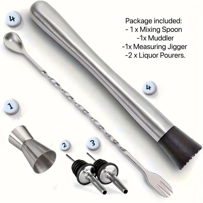 【Baja Tahan Karat & Profesiona - Muddler Cocktail Bar ulasan dan harga