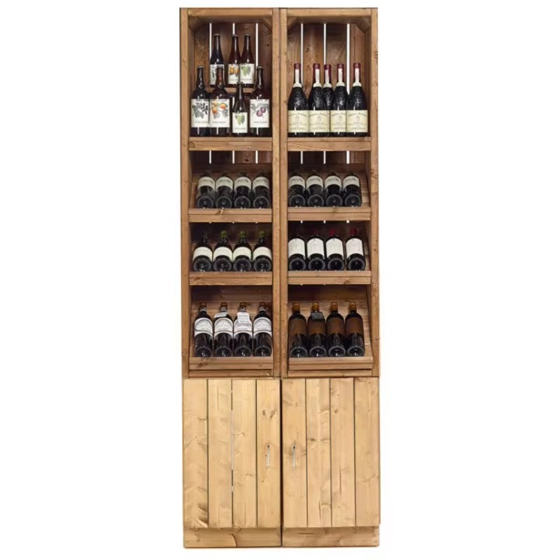 Lemari Bar Kayu Komersial Kust - Wine Beer Supermarket ulasan dan harga