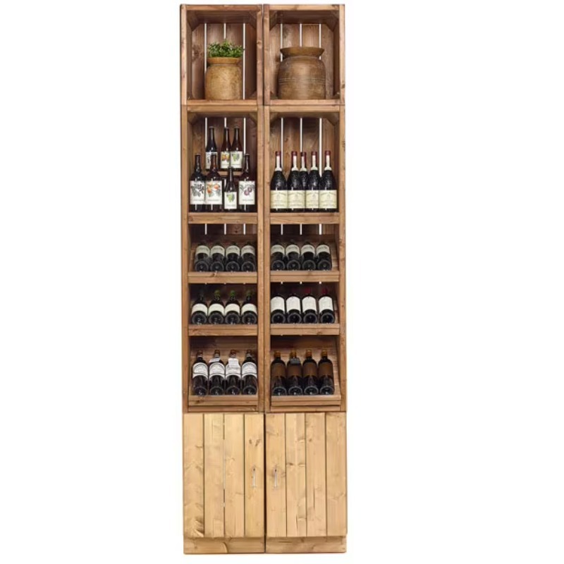 Lemari Bar Kayu Komersial Kust - Wine Beer Supermarket ulasan dan harga