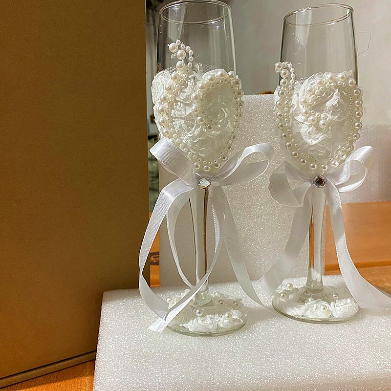1 Pasang Gelas Sampanye Pernik - Champagne Flute Pair ulasan dan harga