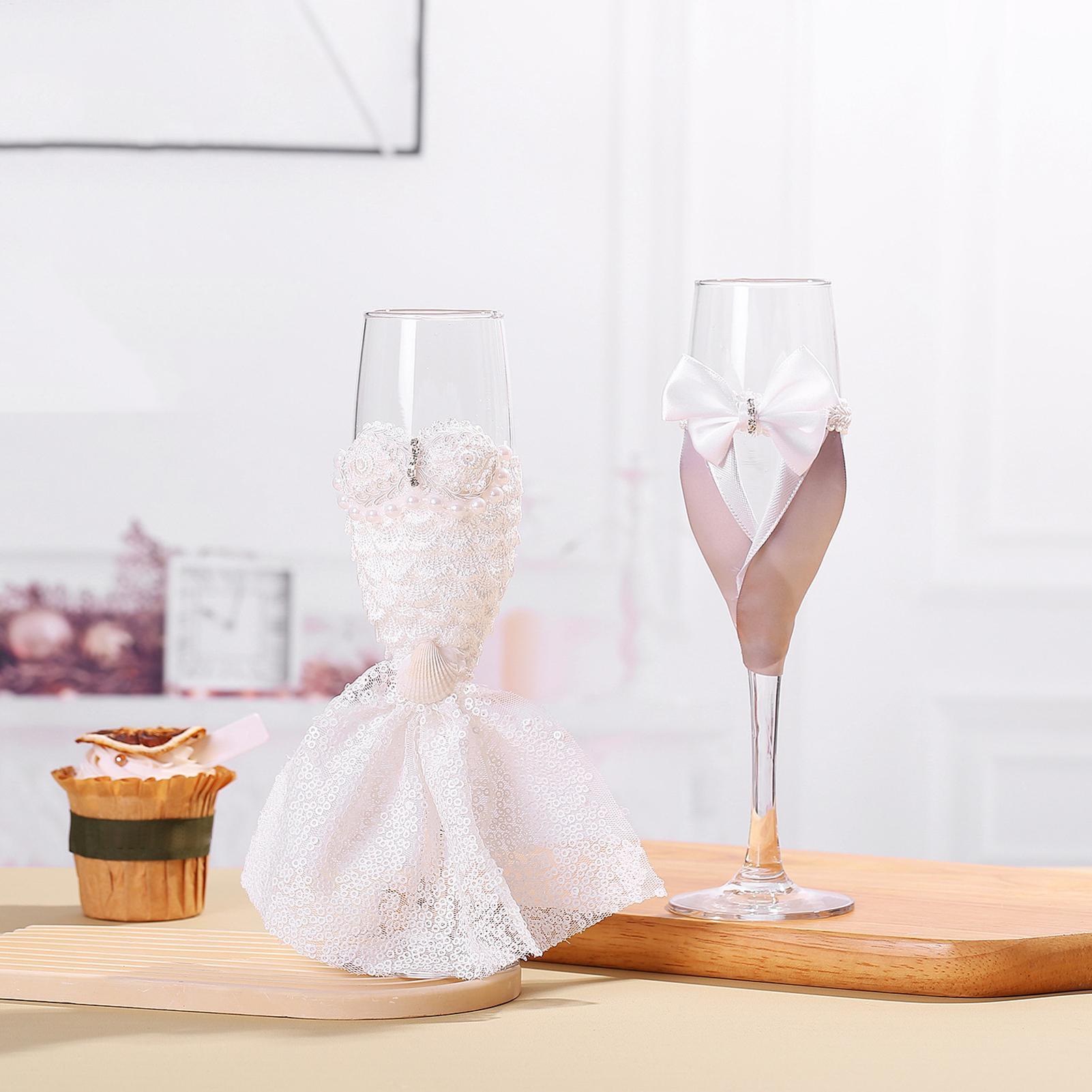 Gelas Sampanye Pengantin 1 Pas - Champagne Flute Pair ulasan dan harga