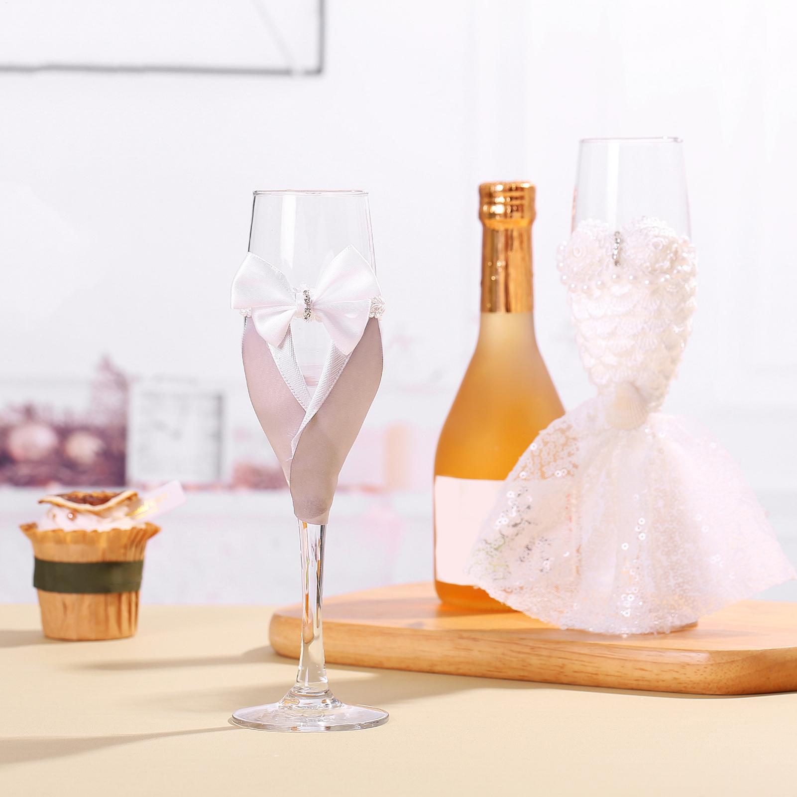 Gelas Sampanye Pengantin 1 Pas - Champagne Flute Pair ulasan dan harga