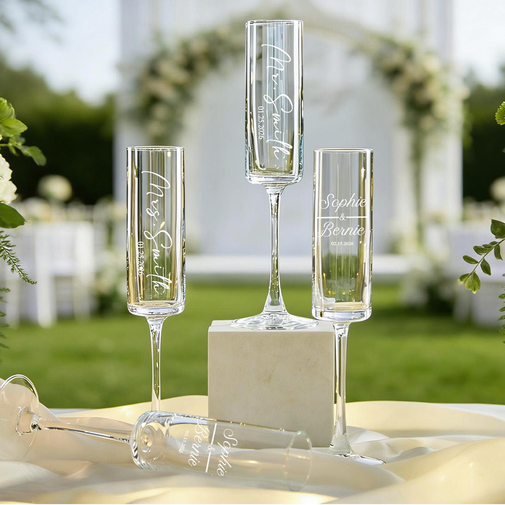 Gelas Anggur & Sampanye Pernik - Champagne Flute Pair ulasan dan harga