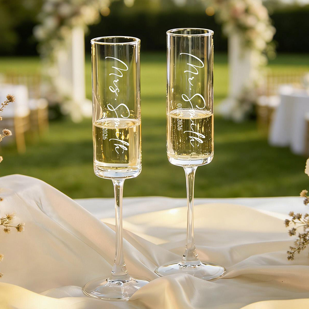Gelas Anggur & Sampanye Pernik - Champagne Flute Pair ulasan dan harga