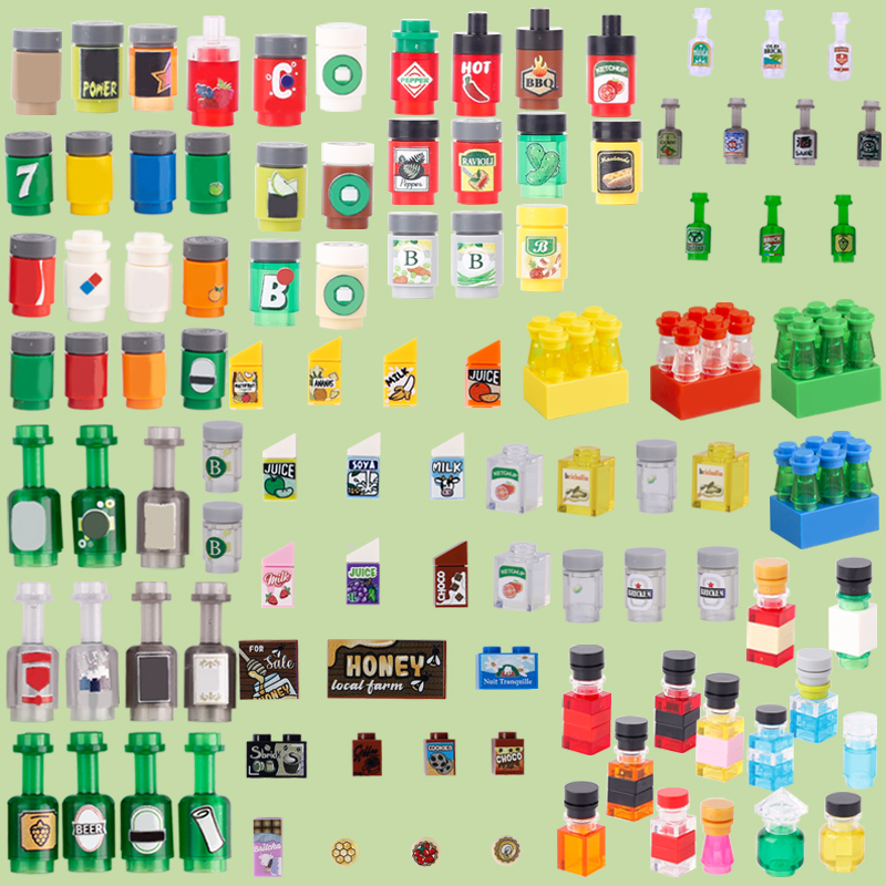 MOC City Street figure botol m - Wine Beer Supermarket ulasan dan harga
