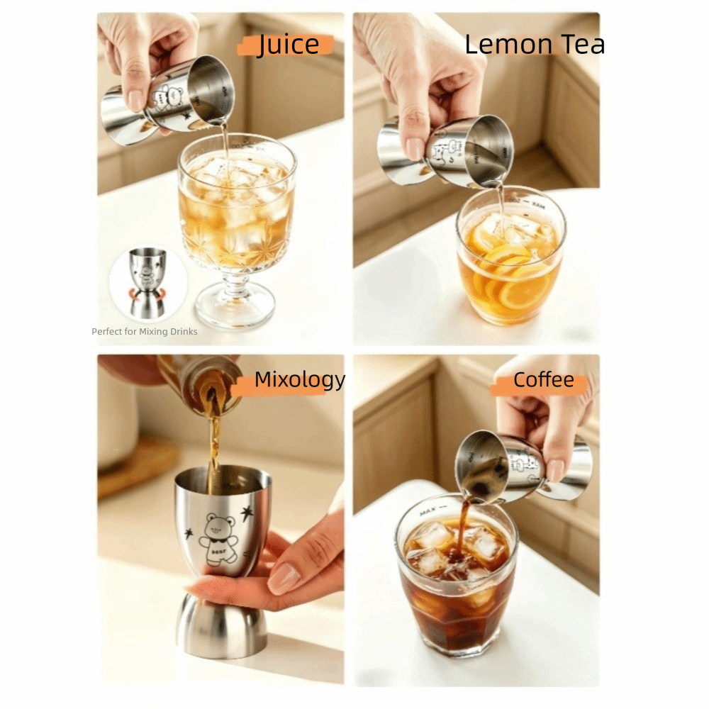 Jigger Baja Tahan Karat 30/60M - Spirit Measure Jigger ulasan dan harga