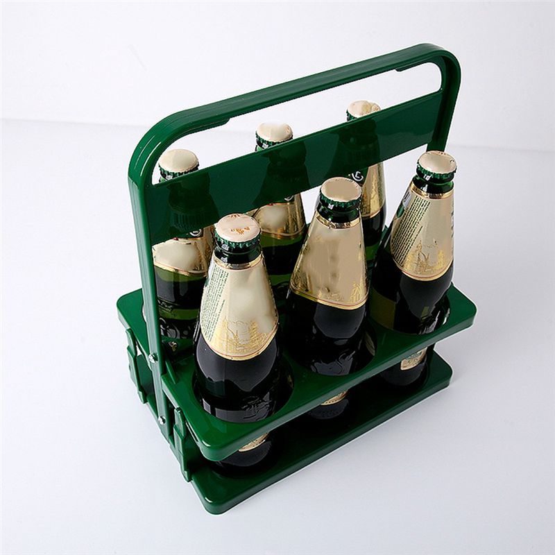 AT44-6 Tempat Botol Bir Lipat  - Wine Beer Rack ulasan dan harga