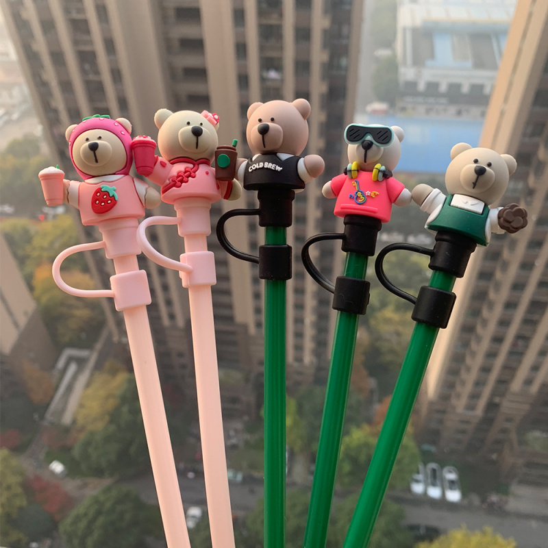Sumbat Jerami Silikon Kreatif  - Bottle Stopper Set ulasan dan harga