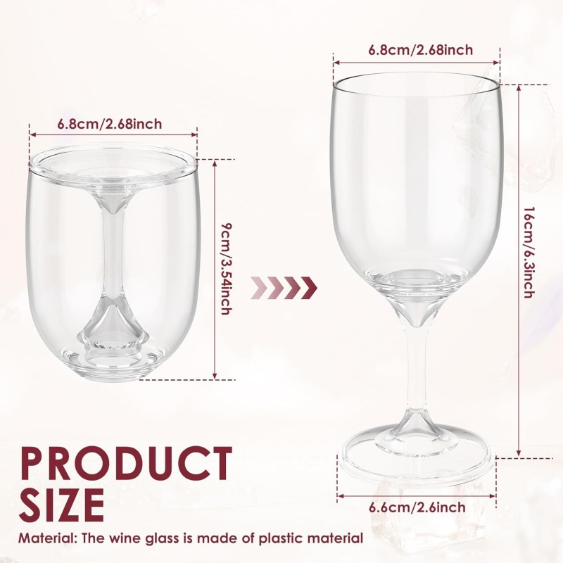 Gelas Anggur Lipat Transparan  - Wine & Beer Guayaquil ulasan dan harga