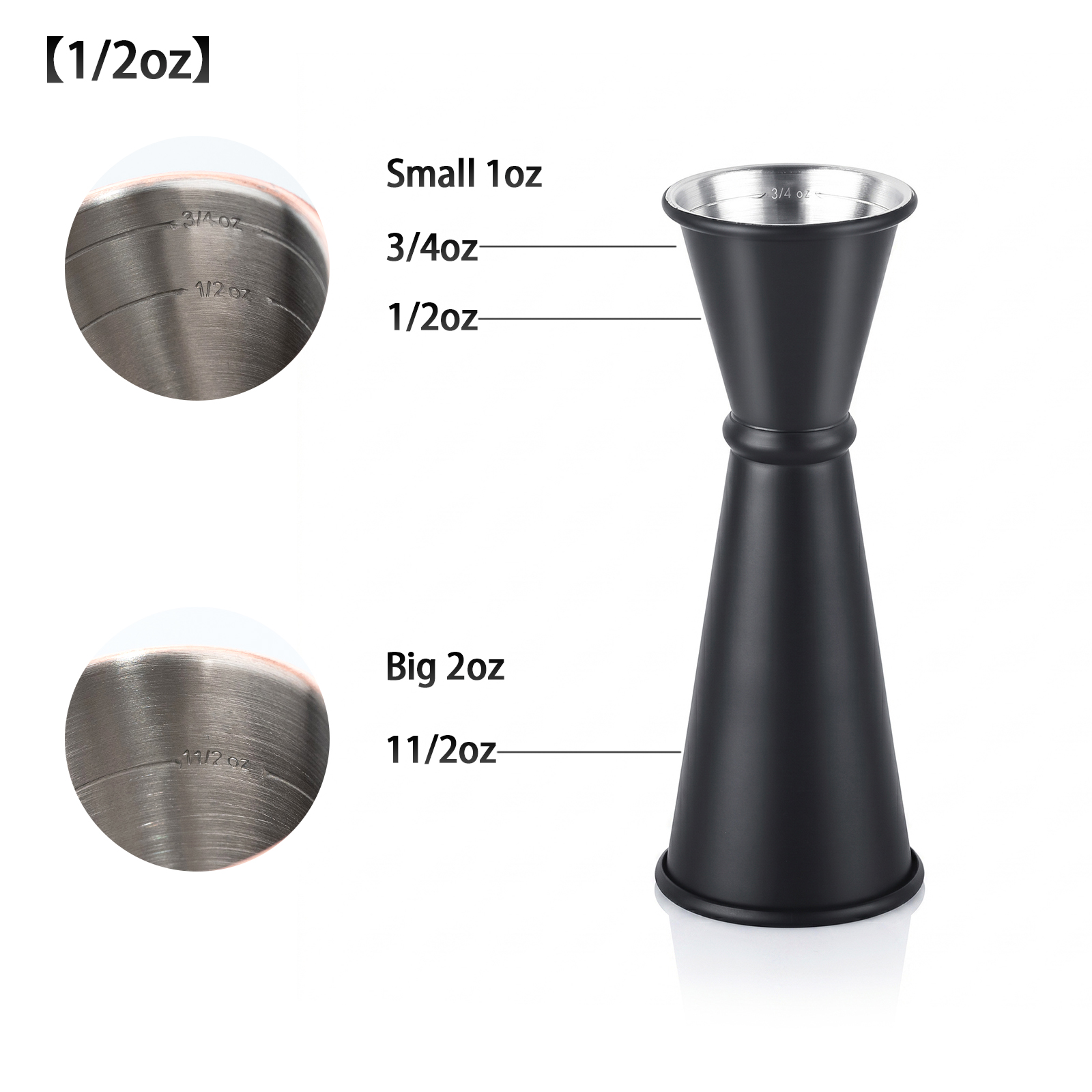 30/60ml Gelas Ukur Koktail Baj - Spirit Measure Jigger ulasan dan harga