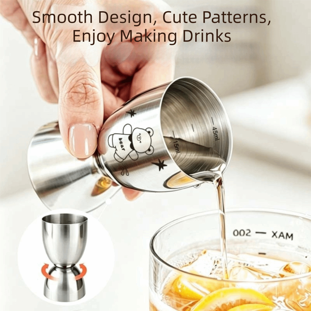 Jigger Baja Tahan Karat 30/60M - Spirit Measure Jigger ulasan dan harga