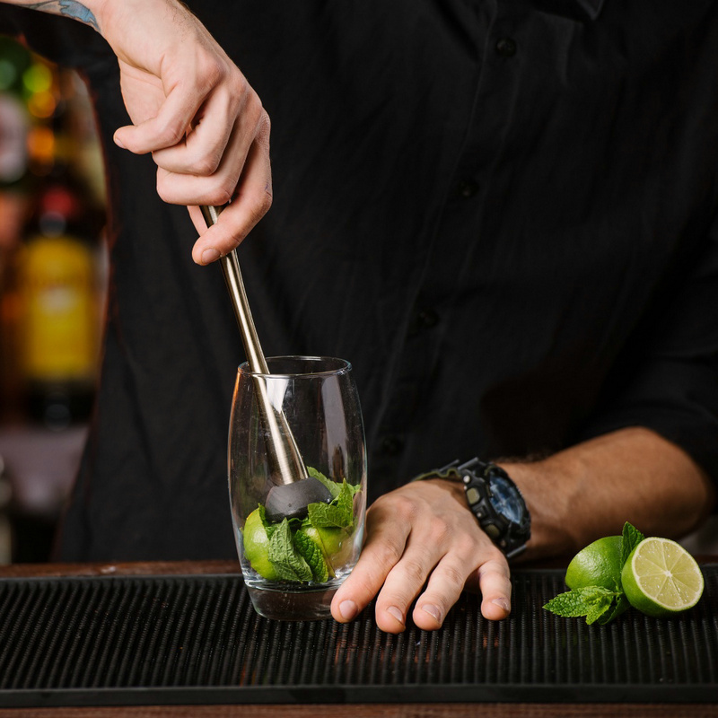 Penggiling Koktail Baja Tahan  - Muddler Cocktail Bar ulasan dan harga