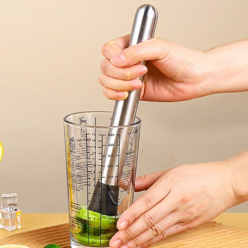 Tongkat Penghancur Es Stainles - Muddler Cocktail Bar ulasan dan harga