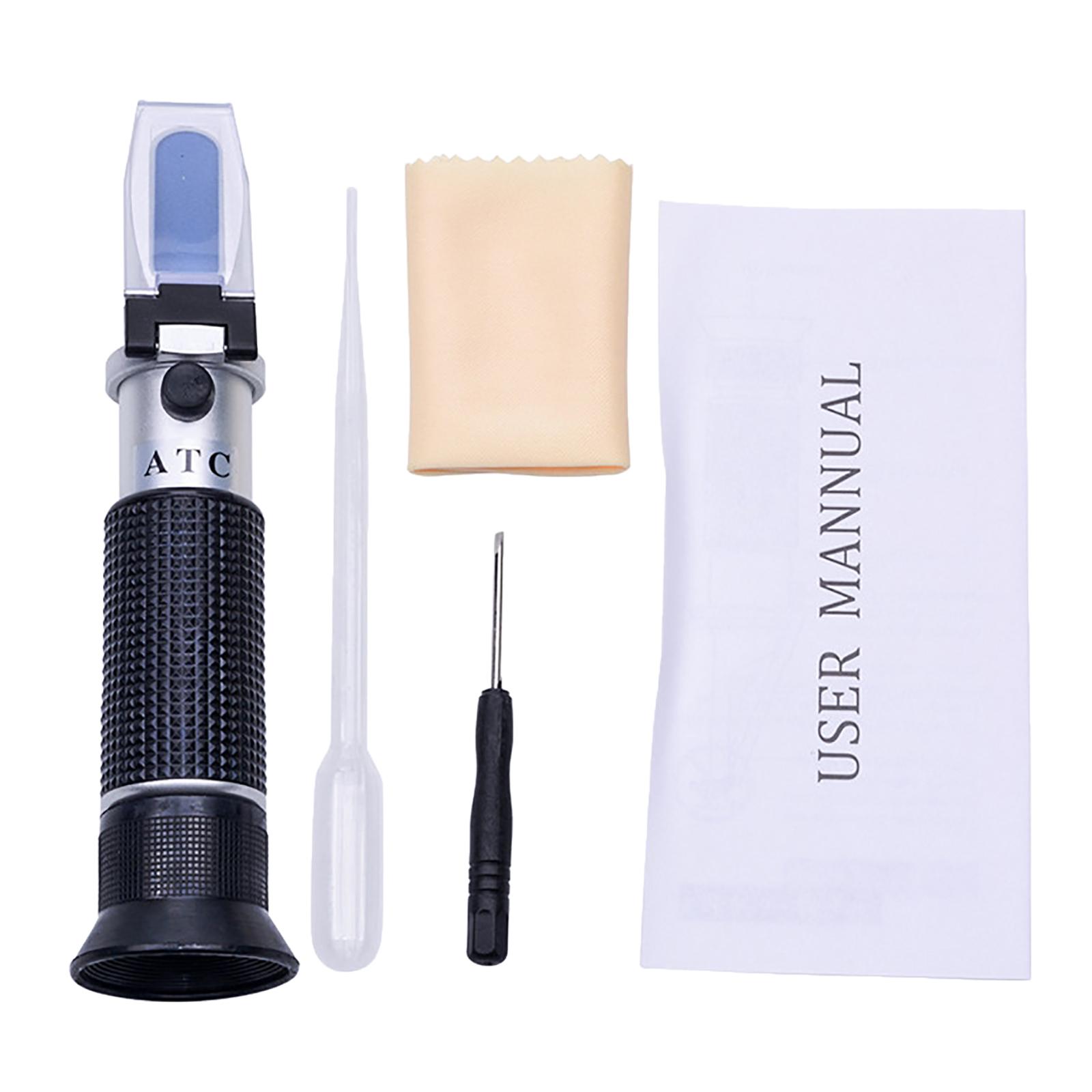 Refraktometer Brix dengan ATC, - Wine X Beer ulasan dan harga