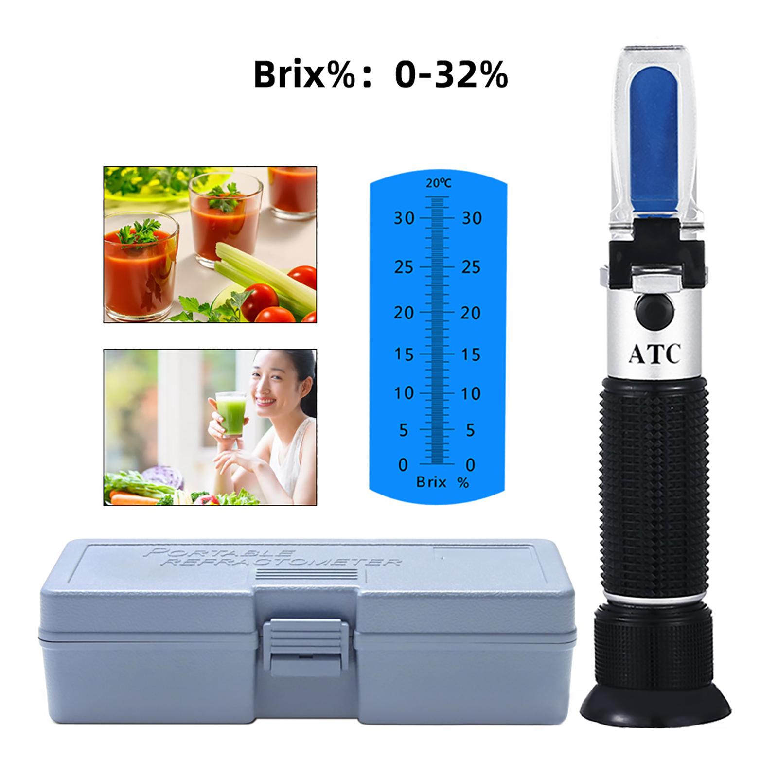 Refraktometer Brix dengan ATC, - Wine X Beer ulasan dan harga