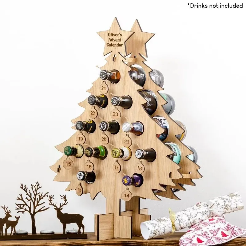 Rak botol anggur pohon Natal,  - Wine Beer Rack ulasan dan harga