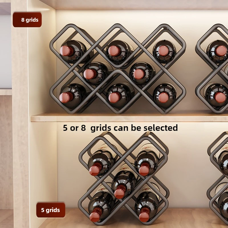 Rak Anggur Heksagonal Logam 5/ - Wine Beer Rack ulasan dan harga