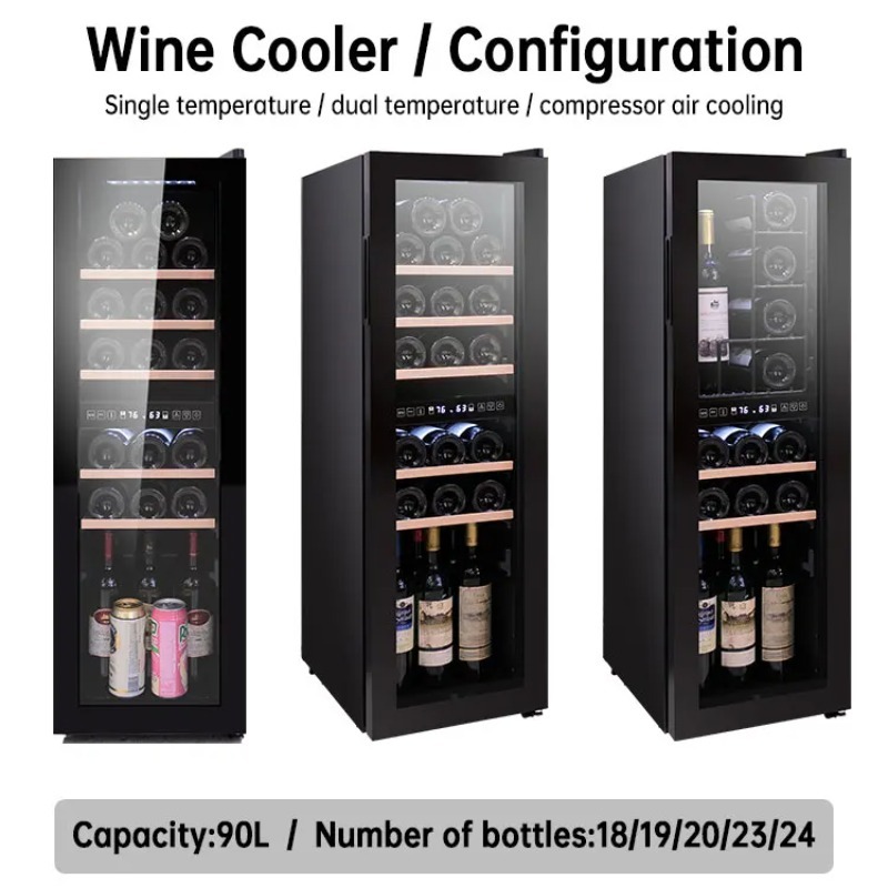 Lemari Pendingin Kaca Supermar - Wine Beer Supermarket ulasan dan harga