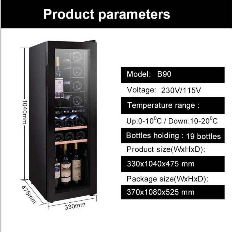 Lemari Pendingin Kaca Supermar - Wine Beer Supermarket ulasan dan harga